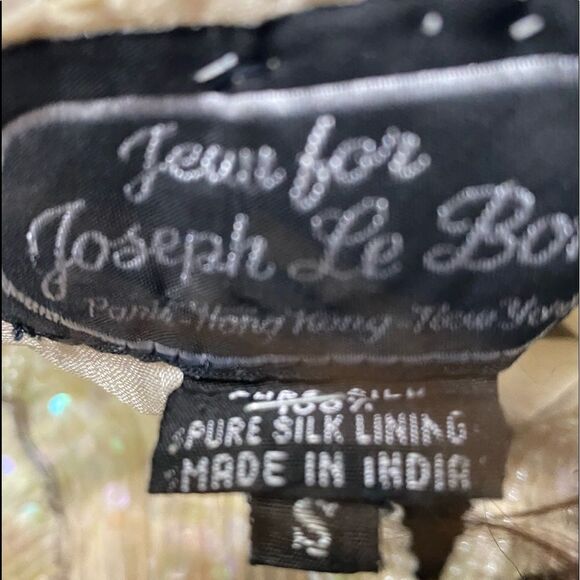 ⭐️ VINTAGE Sequin Pearl Trim Long Sleeve Top - Picture 10 of 10